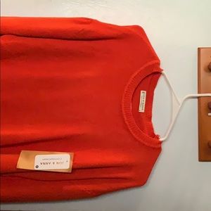 Orange crew Neck sweater